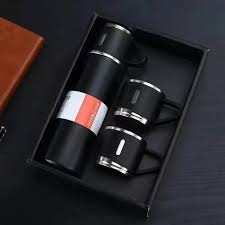 Stainless Steel Thermo 500ml/16.9oz Vacuum Insulated Bottle with Cup for Coffee Hot drink and Cold drink water flask. - Coffee Mug - Coffee Mug - 2